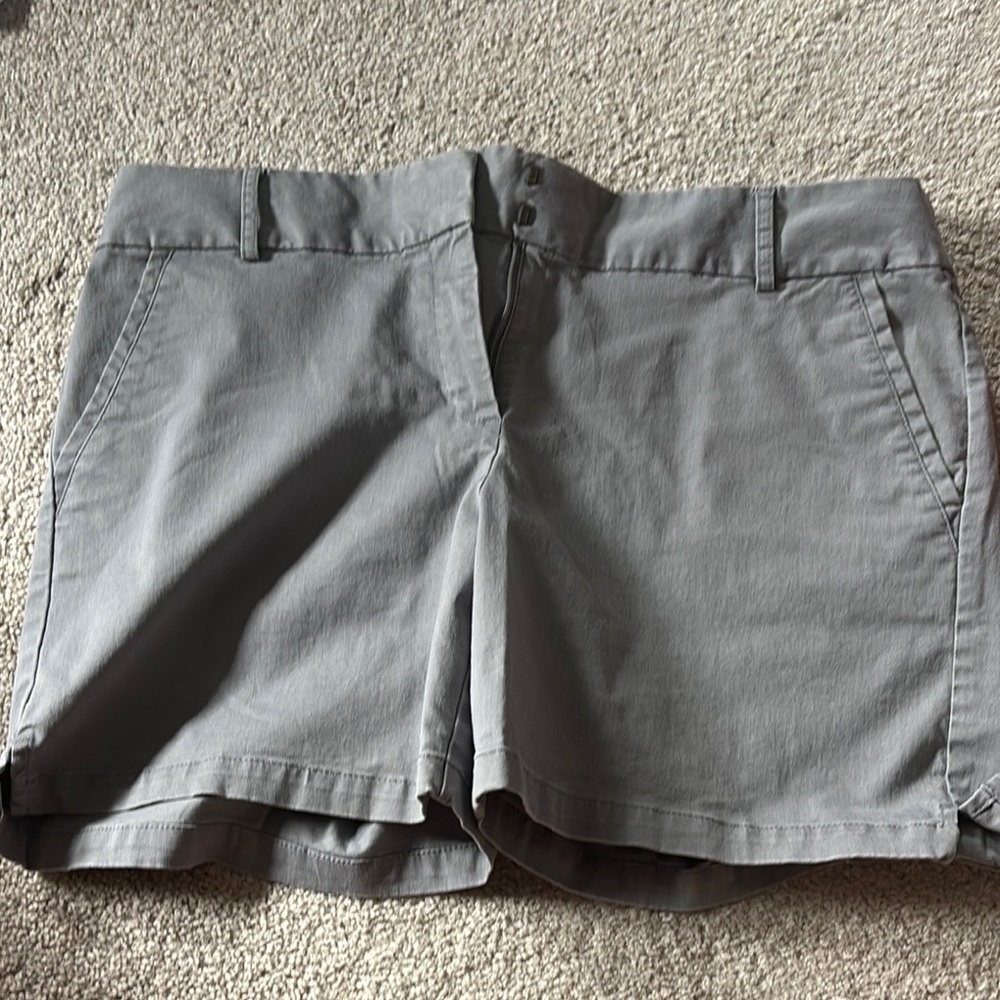 Gray and flowered LOFT Women's Shorts
